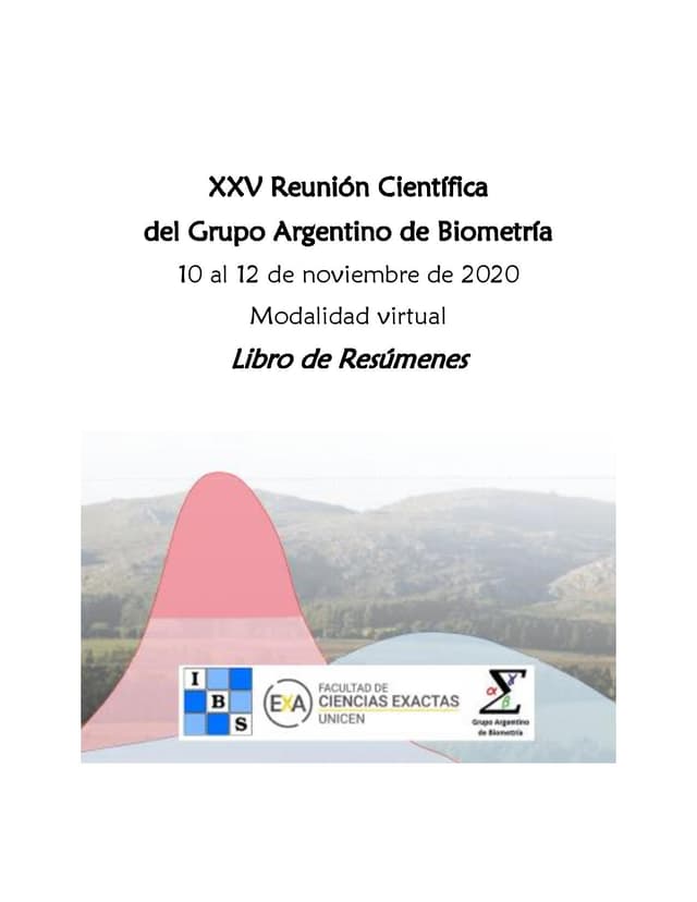 Portada de Libro de resúmenes 2020